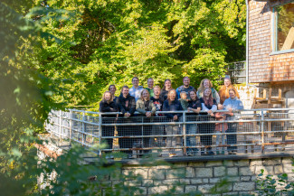 Die Ehrenamtlichen beim Gruppenbild.